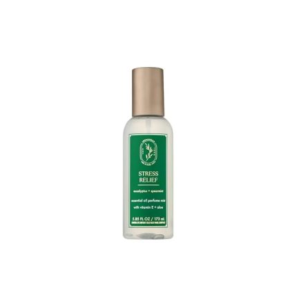 Bath & Body Works Aromatherapy Eucalyptus Spearmint Essential Oil Mist, Body Spray with Vitamin E and Aloe, Pillow Spray for Stress Relief, 5.3 fl oz - 1 Pack