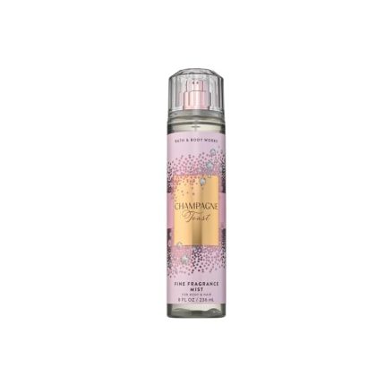 Bath & Body Works Champagne Toast Fine Fragrance Mist, Body Spray & Perfume for Women, Long-Lasting Personal Fragrance, Bubbly Champagne and Sparkling Berry Scent, 8 fl oz - 1 Pack