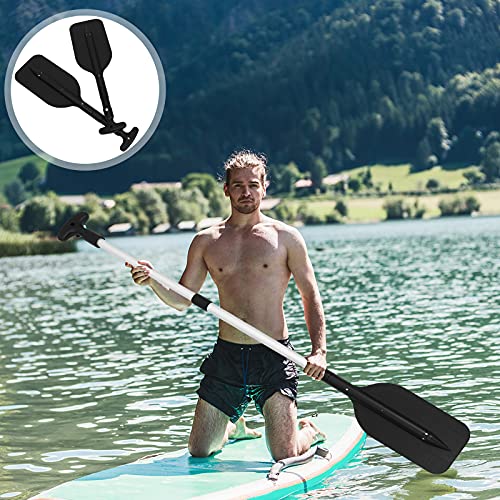 2Pcs Telescopic Kayak Paddle Rafting Boat Paddle Canoe Oars Plastic Aluminum Alloy Boat Oars - Image 22