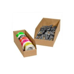 Alternative view of 8 x 18 x 4 1/2×22 Kraft Open Top Bin Boxes