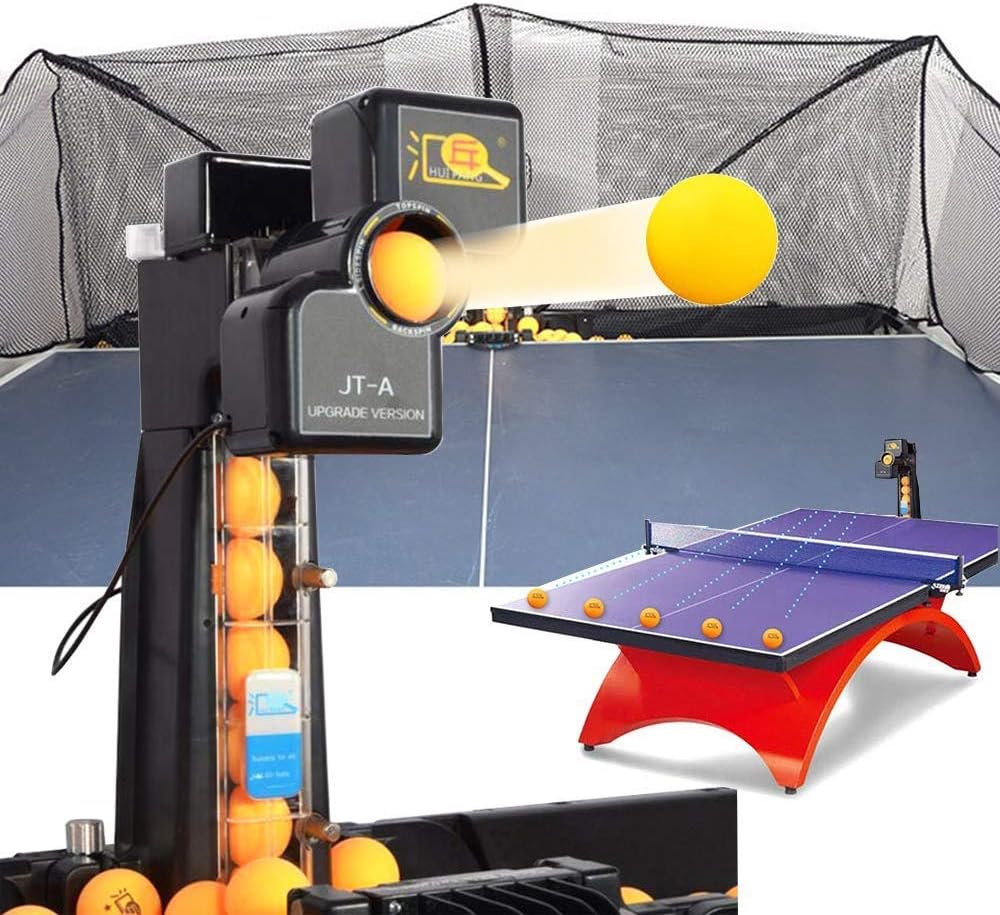 ZXMT Ping Pong Robot Automatic Table Tennis Robot Machine Ping-Pong Home Practicing Training Exercise - Image 4