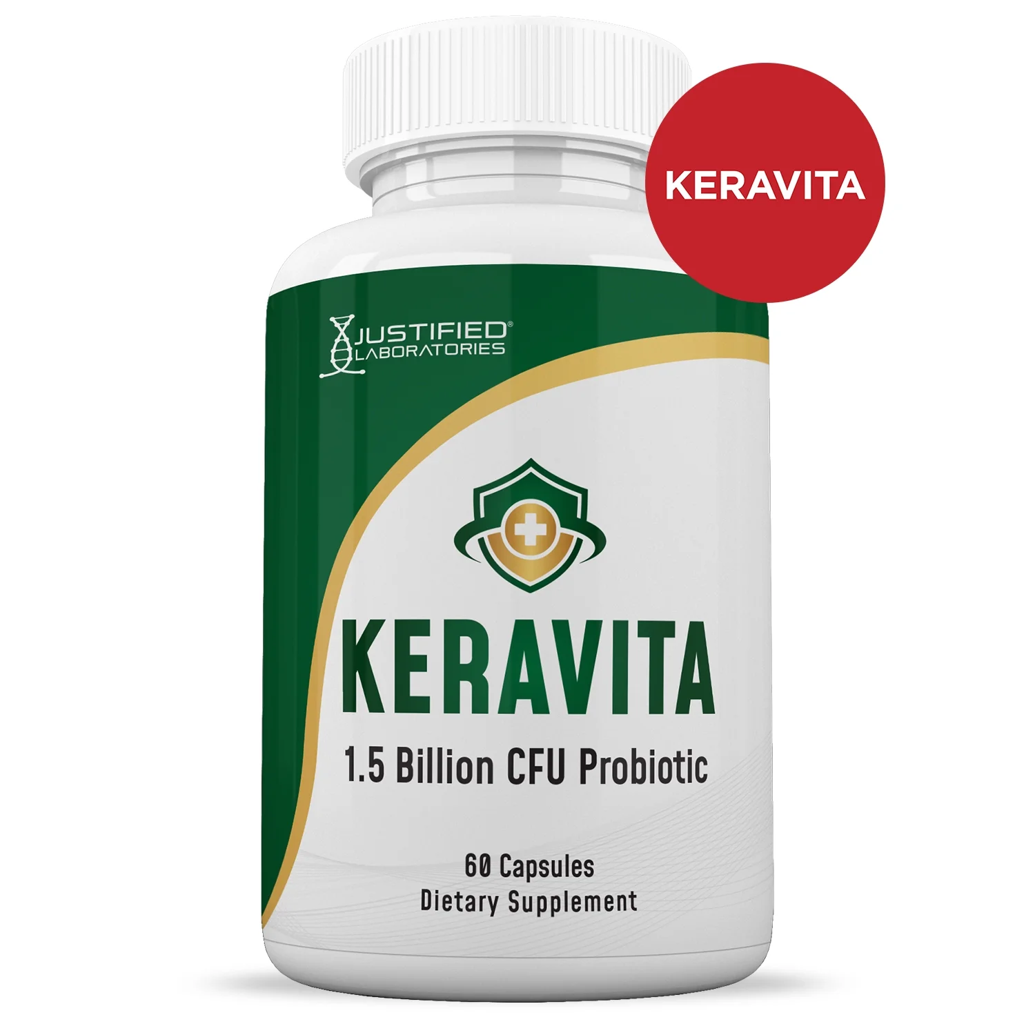 (5 Pack) Keravita 1.5 Billion CFU Probiotic Nail Support 300 Capsules - Image 3