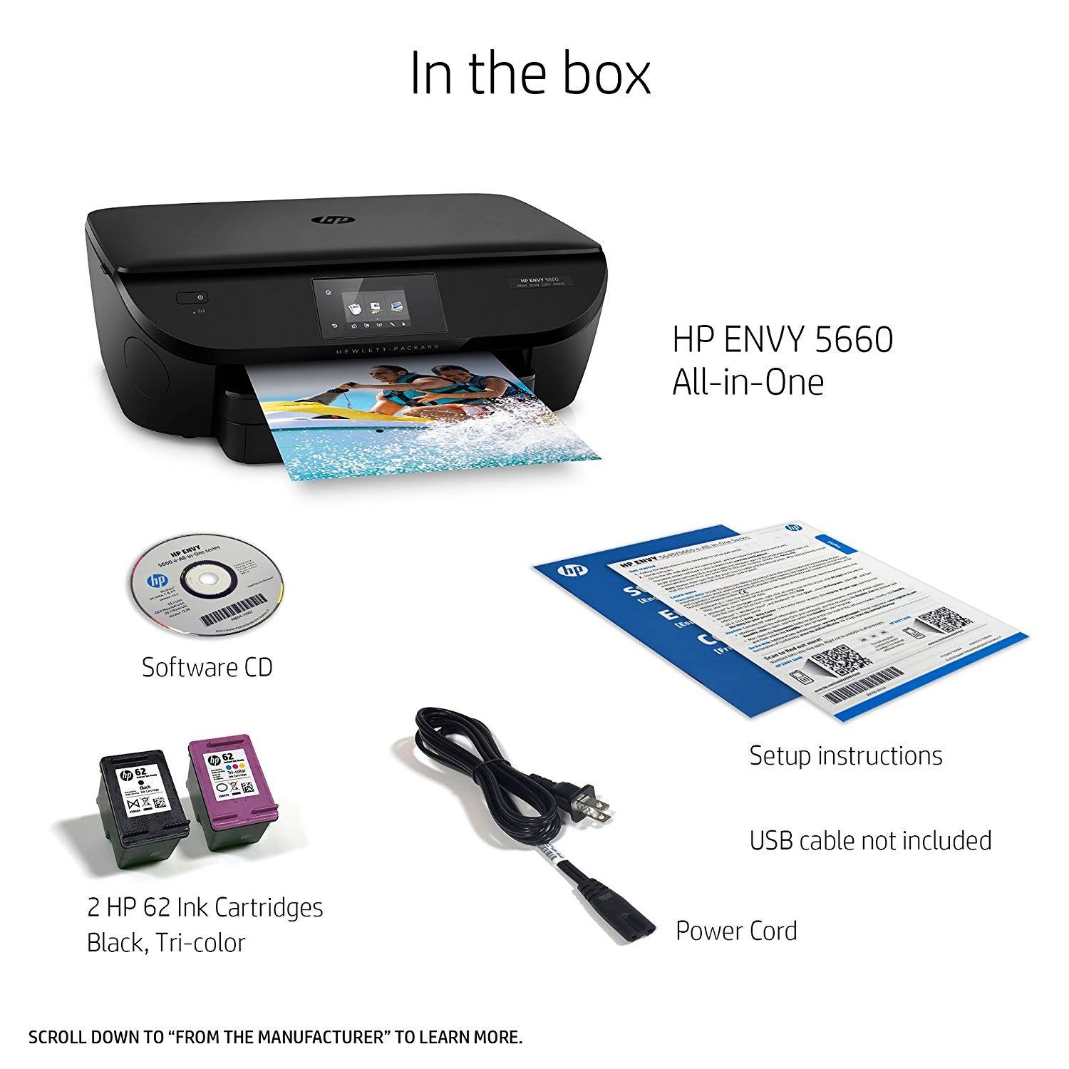 HP Envy 5660 All in One Inkjet Wireless Printer Refurbished - Image 5