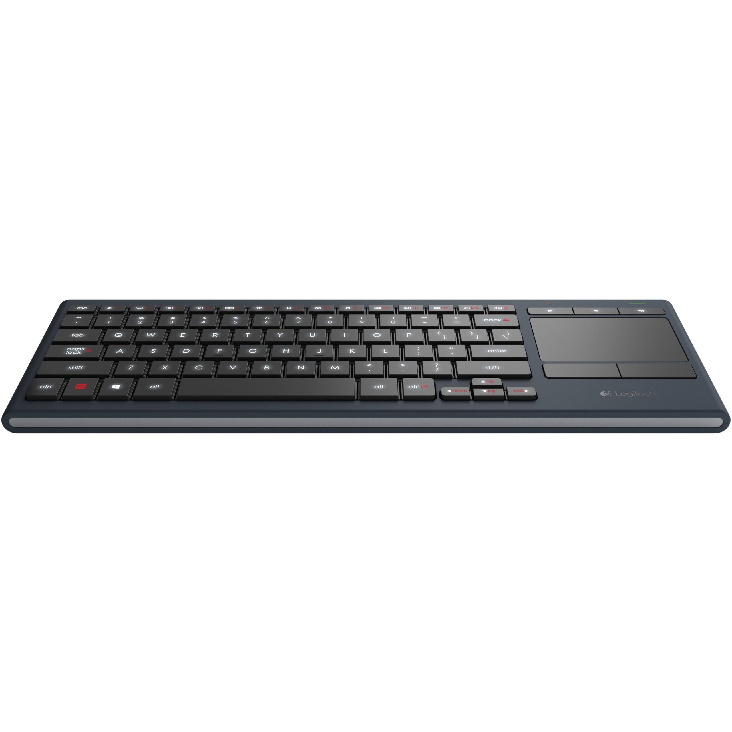 Logitech Living-Room K830 Wireless 2.4 GHz-Bluetooth Keyboard - Image 3