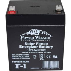 AgraTronix F-1 Solar Fence Replacement Battery 12V, Rechargeable for Fence Energizers | Fencing Accessories