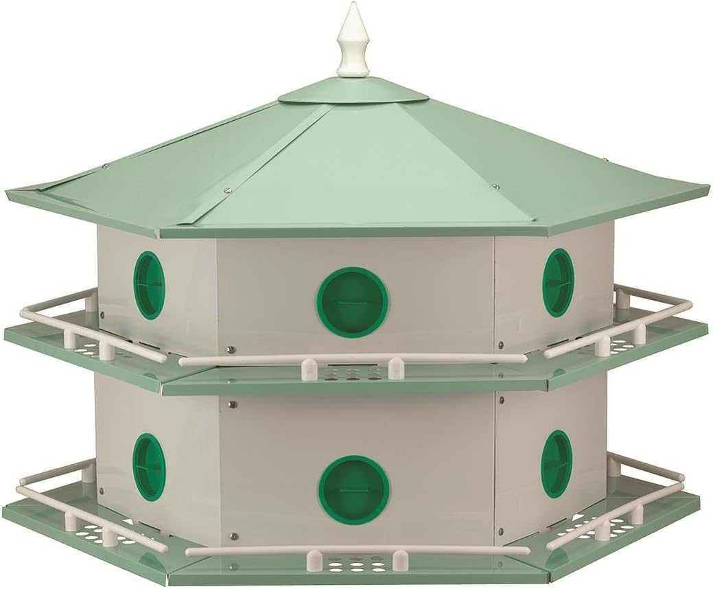 Heath Outdoor Products AH-12D 12 Room Aluminum Purple Martin House