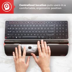Alternative view of Contour Design RollerMouse Red Wireless – Wireless Ergonomic Mouse for Laptop and Desktop Computer Use – 2.4 GHz Ambidextrous Computer Mouse – Mac & PC Compatible