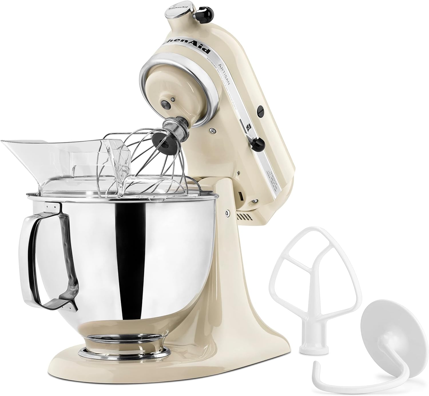 KitchenAid Artisan Series 5 Quart Tilt Head Stand Mixer with Pouring Shield KSM150PS, Cast Iron - Image 6