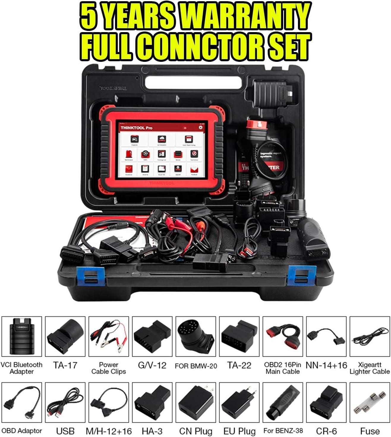 thinkcar THINKTOOL PRO Bi-Directional OBD2 Scanner Full Systems Diagnostic Scan Tool,31+ Reset Functions Key Matching, Variant Coding, AutoAuth for FCA SGW, 2 Years Free Update - Image 5
