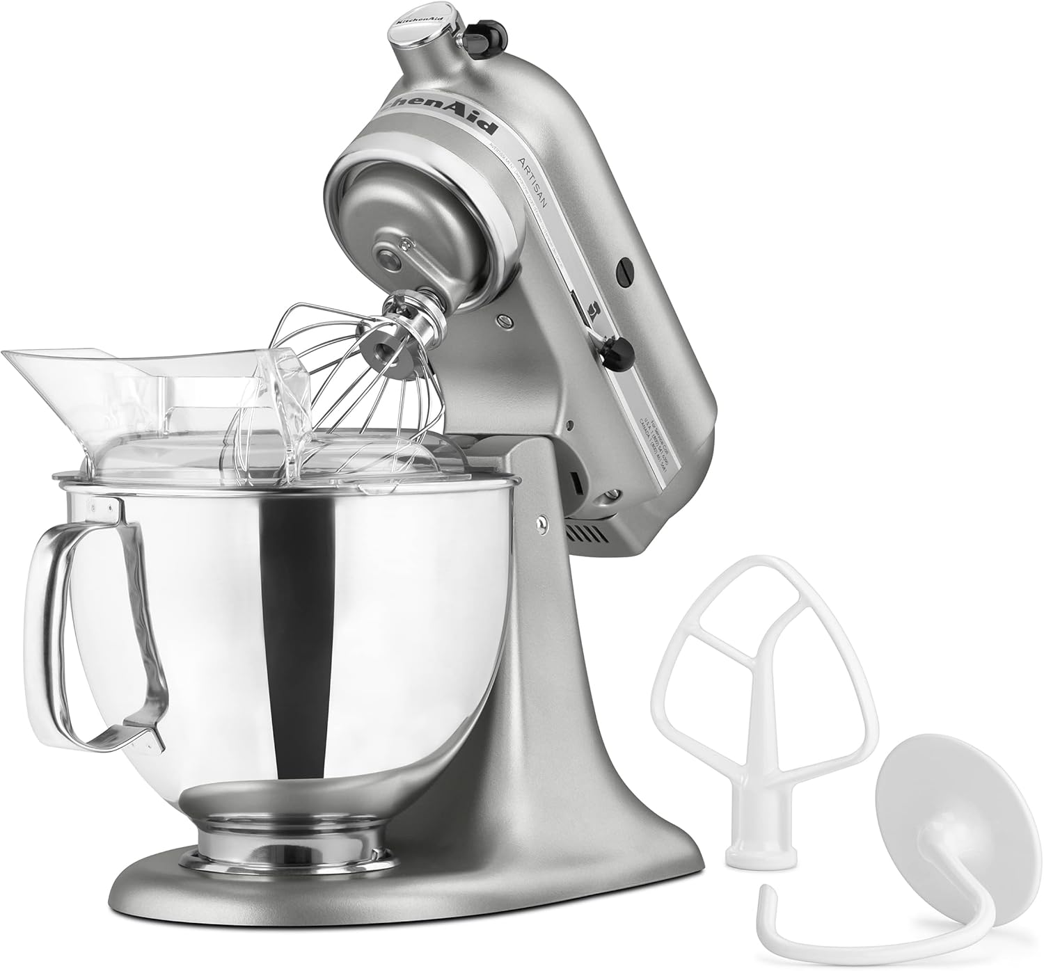 KitchenAid Artisan Series 5 Quart Tilt Head Stand Mixer with Pouring Shield KSM150PS, Cast Iron - Image 51