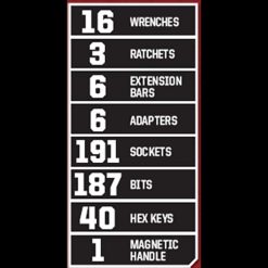 Alternative view of 2025 Craftsman 450-Piece Mechanics Tool Set, Ratchet Socket Hand Wrench Toolset