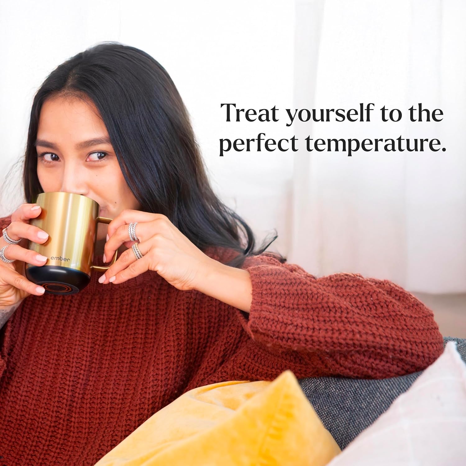 Ember Temperature Control Smart Mug 2, 14 Oz, App-Controlled Heated Coffee Mug with 80 Min Battery Life and Improved Design, White - Image 38