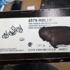 Alternative view of Delta 4578-RBLHP Leland Widespread Bathroom Faucet W/O Handles, Rubbed Bronze