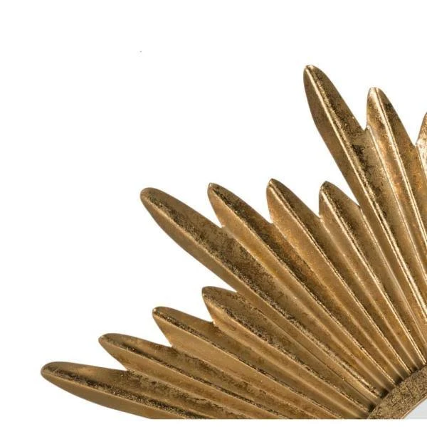 Safavieh Josephine Antique Gold Sunburst Mirror - Image 3