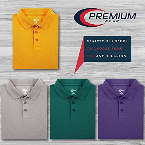 Premium Wear Boys High Moisture Wicking Polo T Shirts - Image 3