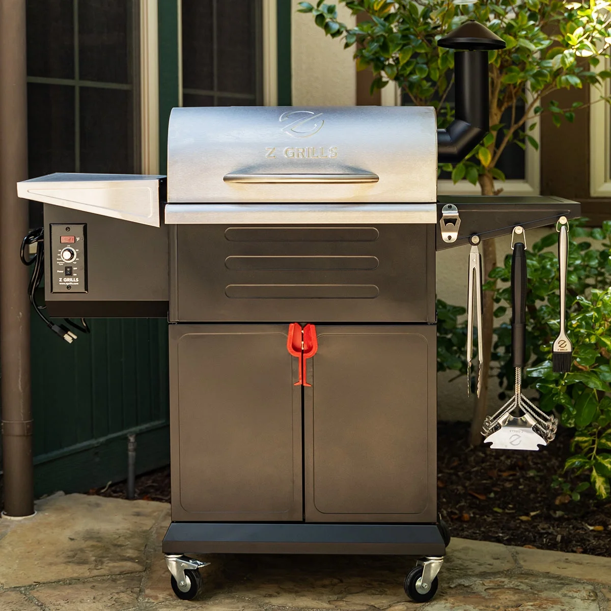 Z GRILLS Wood Pellet Grill Smoker with PID Technology, Auto Temperature Control, Direct Flame Searing Function, 572 sq in Cooking Area for Outdoor BBQ - Image 4
