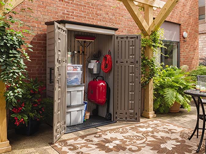 Rubbermaid Large Vertical 52 cu.ft. Outdoor Storage Building Shed - Image 9