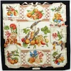 Pre-Owned Salvatore Ferragamo Ferragamo Silk Scarf Muffler Black x Ivory Tori Salvatore Women’s (Good)