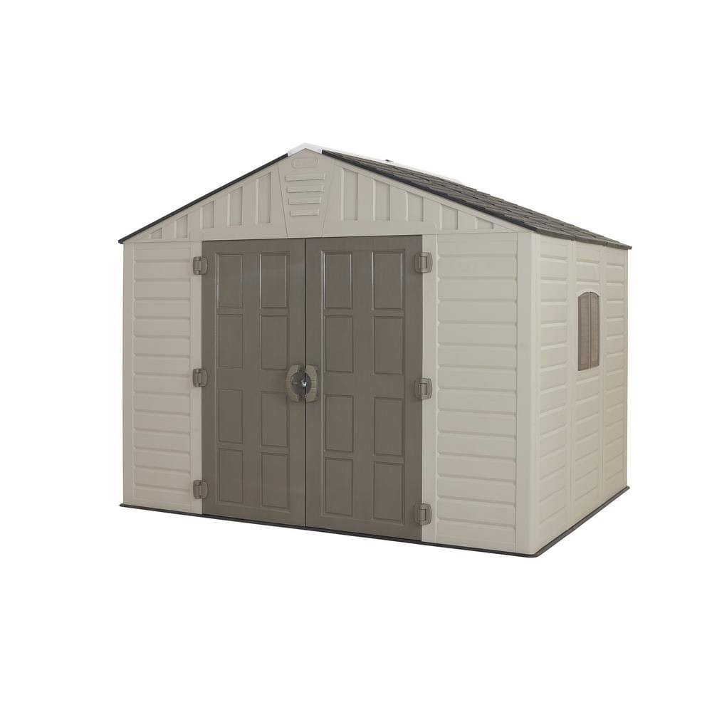 US Leisure 10 ft. x 8 ft. Keter Stronghold Resin Storage Shed
