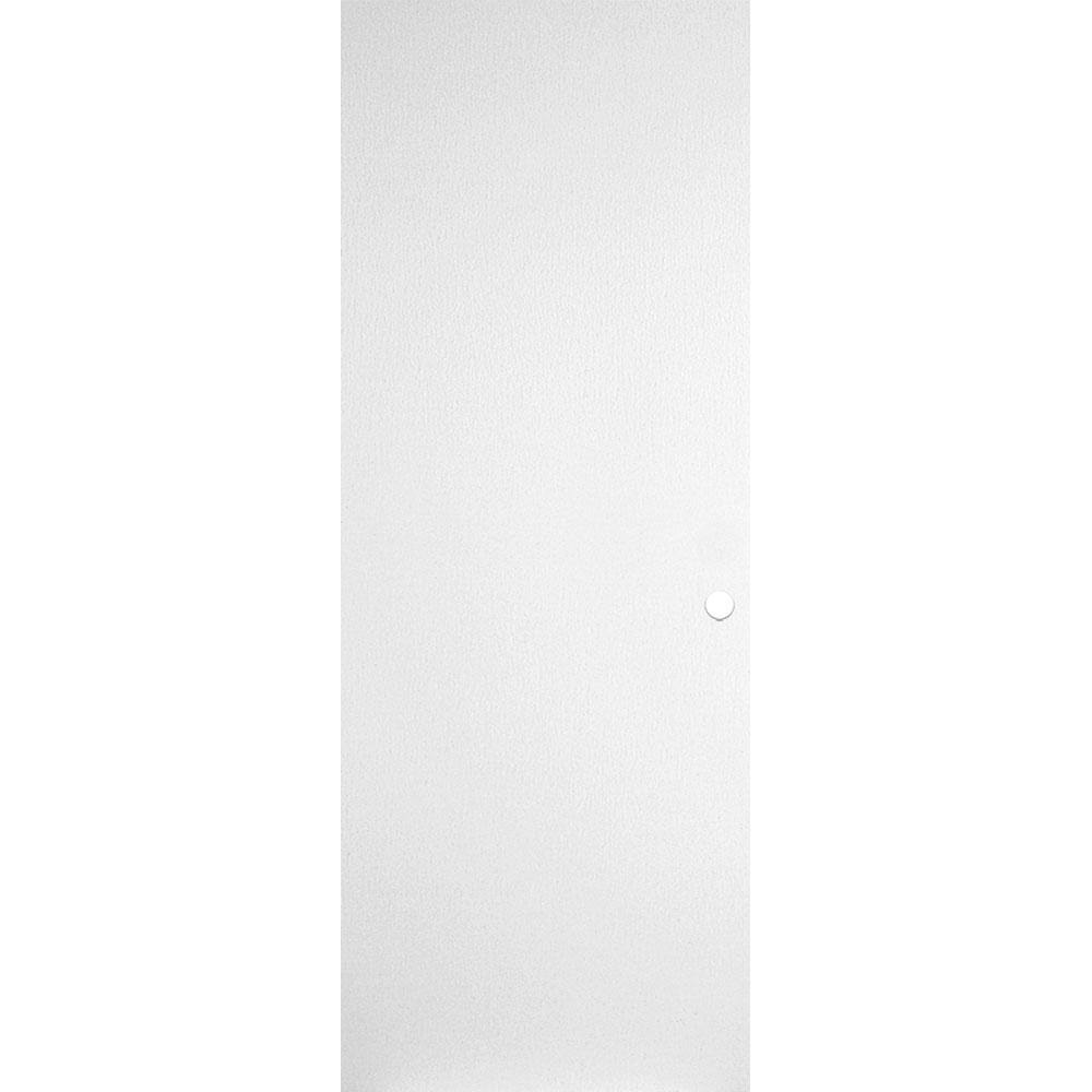 Masonite 28 in. x 80 in. Primed Smooth Flush Hardwood Hollow Core Composite Interior Door Slab with Bore