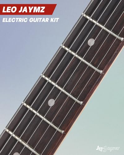 Leo Jaymz 39 Full Size ST Style Electric Guitar Starter Kit with SSH Pickup, 5W Portable Amp, Tuner, Gig Bag, Strap & Accessories (Violet Ocean) - Image 46