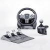PXN – V9 Gen2 Racing Wheel – 270&900?? Car Sim, 3 Pedals, H Shifter, APP Support, Vibration Feedback – Gaming Steering Wheel for PC, PS3, PS4, Xbox One, Xbox Series X/S