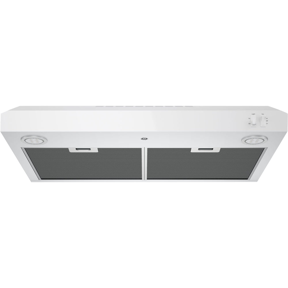 GE – 30 Convertible Range Hood – White on white - Image 2
