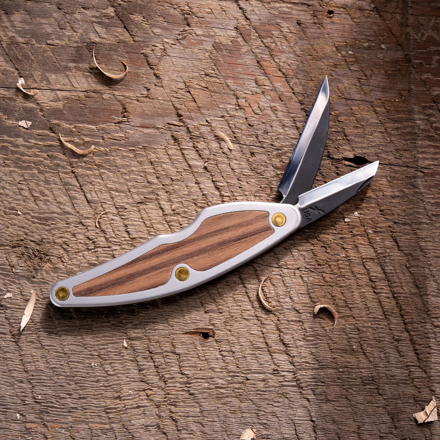 FLEXCUT Pocket Jack for Carvin’ 2.0, Light Weight Wood Carving Jackknife Style Tool with 4 Blades, Made in the USA | JKN289 - Image 30