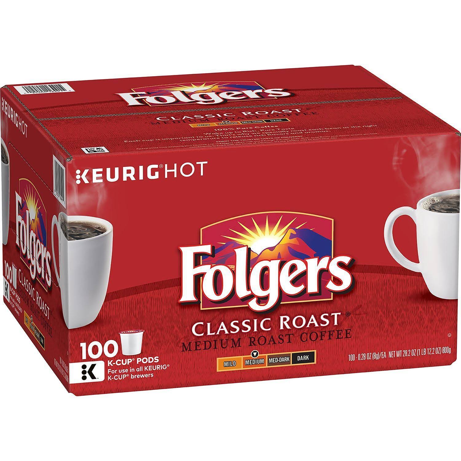 Folgers Classic roast Coffee K Cups 100 ct - Image 4