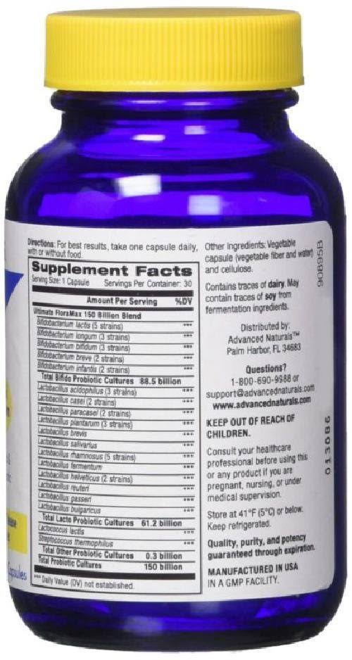 Advanced Naturals Ultimate FloraMax 150 Billion 30 - Image 3