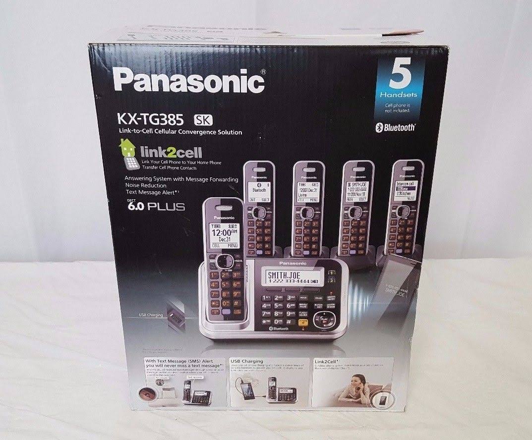 Panasonic Kx-tg785sk Dect 6.0 5-Handset Cordless Phone System - Image 2
