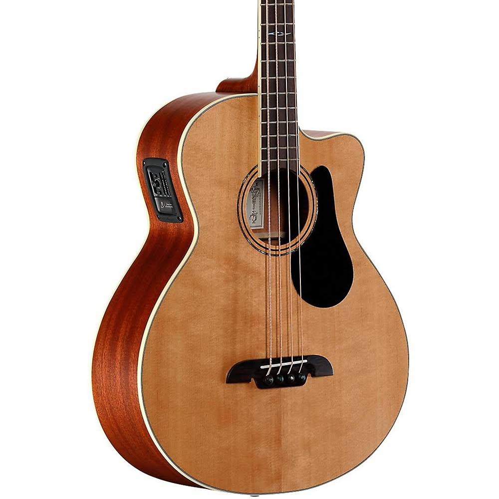 Alvarez Artist Series AB60CE Acoustic Electric Bass Guitar Natural - Image 2