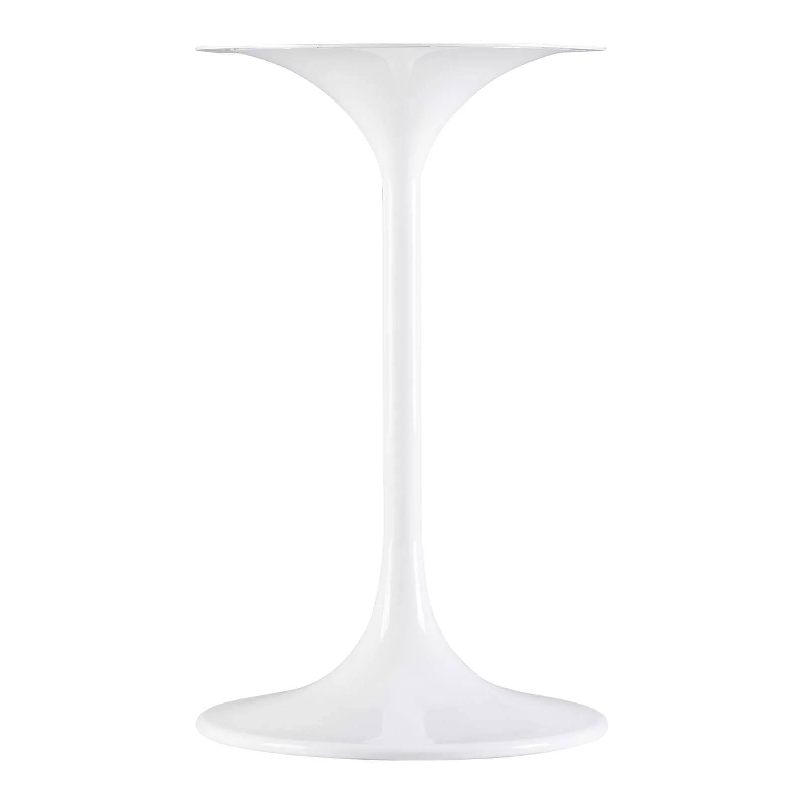 Modway Lippa 20 Round Artificial Marble Side Table in White White - Image 4