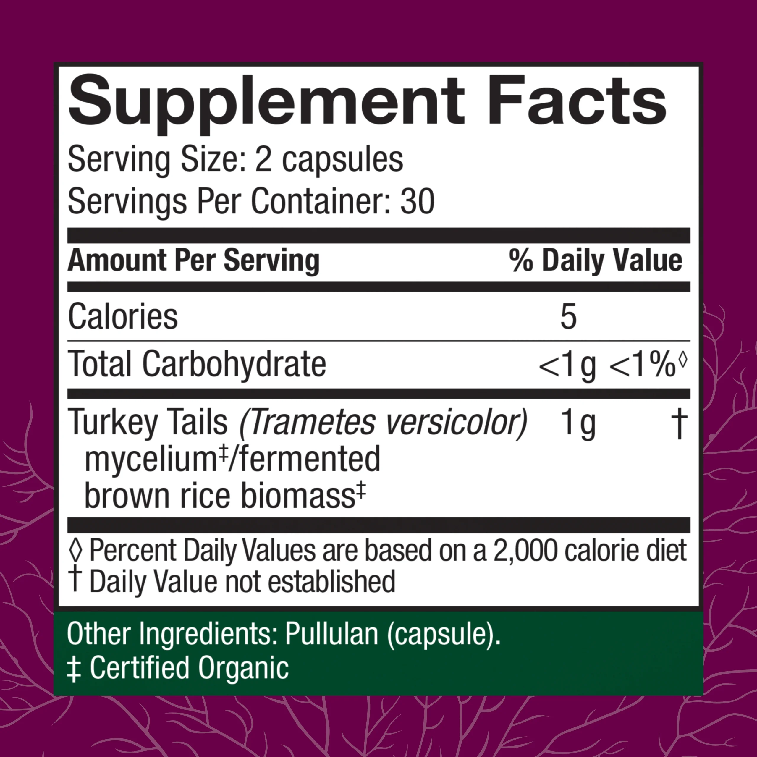 Host Defense, Turkey Tail Capsules, Natural Immune System and Digestive Support, Mushroom Supplement, Unflavored, 60 - Image 2
