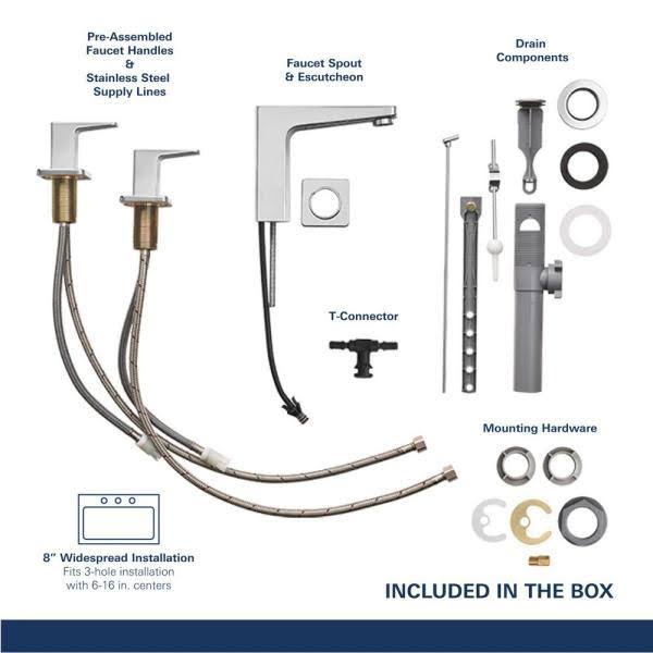Grohe Veletto 4 in. Centerset 2-Handle High-Spout Bathroom Faucet in Starlight Chrome 20582000 - Image 7