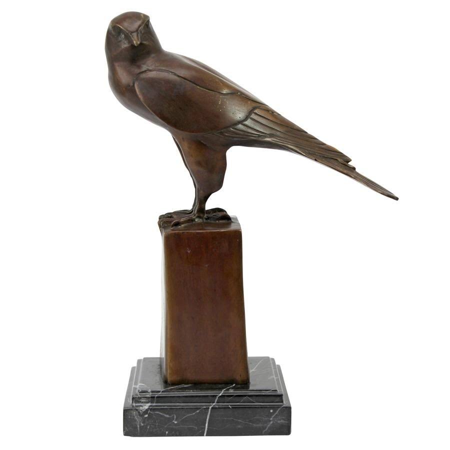 Design Toscano Noble Falcon Cast Bronze Statue - Image 2