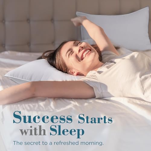 viewstar Bed Pillows King Size Set of 2, Hotel Quality, Down Alternative Big Pillow for Back, Stomach or Side Sleepers, Firm - Image 108