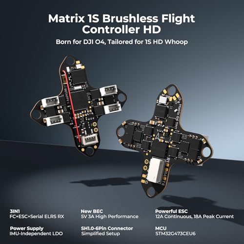 BETAFPV Meteor75 Pro Brushless Whoop Quadcopter with Matrix 1S 3IN1 HD FC, 1102 22000KV Motor, 45mm 3-Blade Prop Compatible for O4 Air Unit for FPV Filmmakers Enthusiasts Flight Indoor Outdoor – PNP - Image 3
