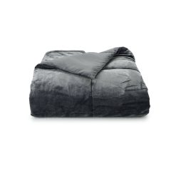 The Big One Plush Reversible Comforter, Dark Grey, Full/Queen