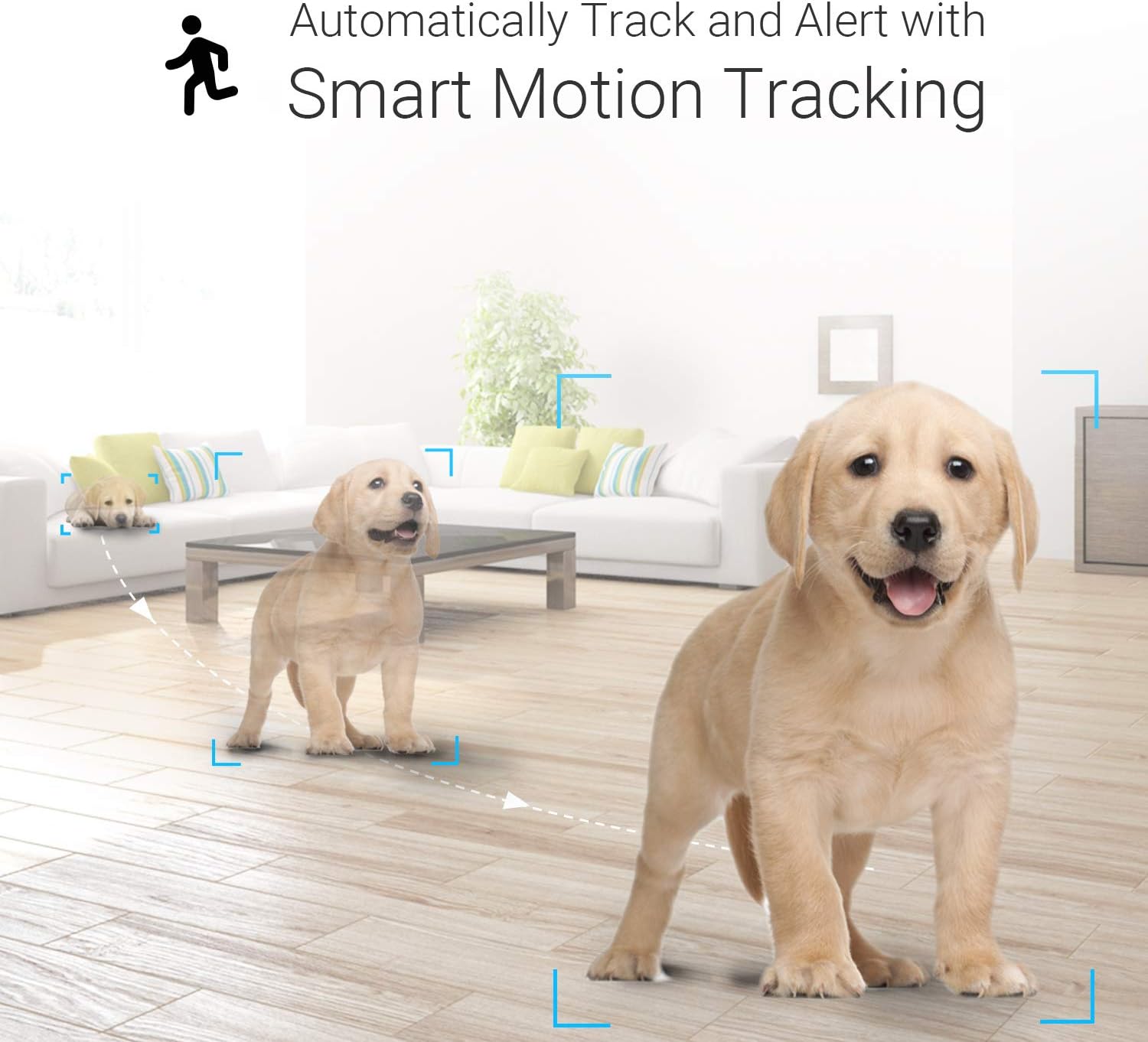 EZVIZ C6CN 1080p Indoor Pan/Tilt WiFi Security Camera, 360?? Coverage, Auto Motion Tracking, Two-Way Audio, Clear 30ft Night Vision, Supports MicroSD Card up to 256GB (Sold Seperately), 2.4GHz WiFi - Image 7