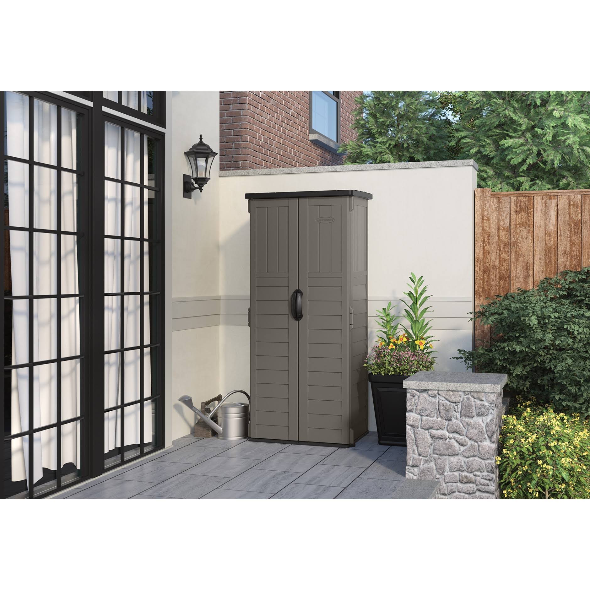 Vertical Storage Shed Suncast, Gray - Image 4