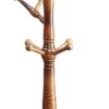 Clothes Stand Modern Coat Rack Solid Wooden Standard Rod 12 Hook Entryway Hall Bedroom Clothes Rack for Clothes Hat Jacket Scarf Hanger New Furniture