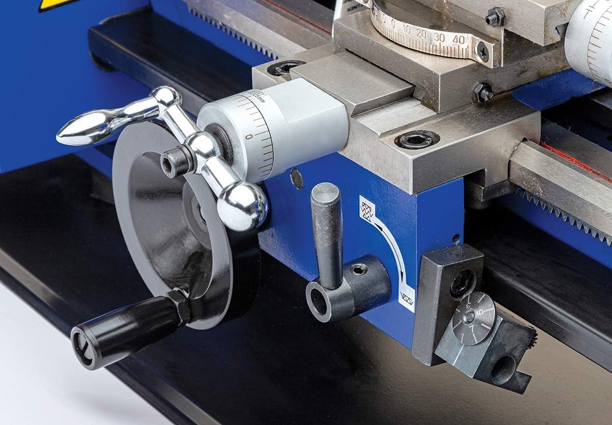 Eastwood Benchtop Mini Metal Variable Speed Lathe 7 x 12 Drilling Machine - Image 9