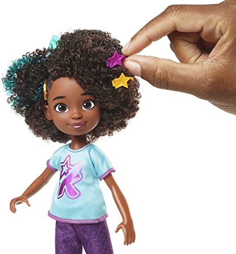 Mattel Karma??s World Doll with Microphone Hair Styling Tool & Accessories, 75+ Pieces, Shine ‘N Style Mattel Karma Playset - Image 2