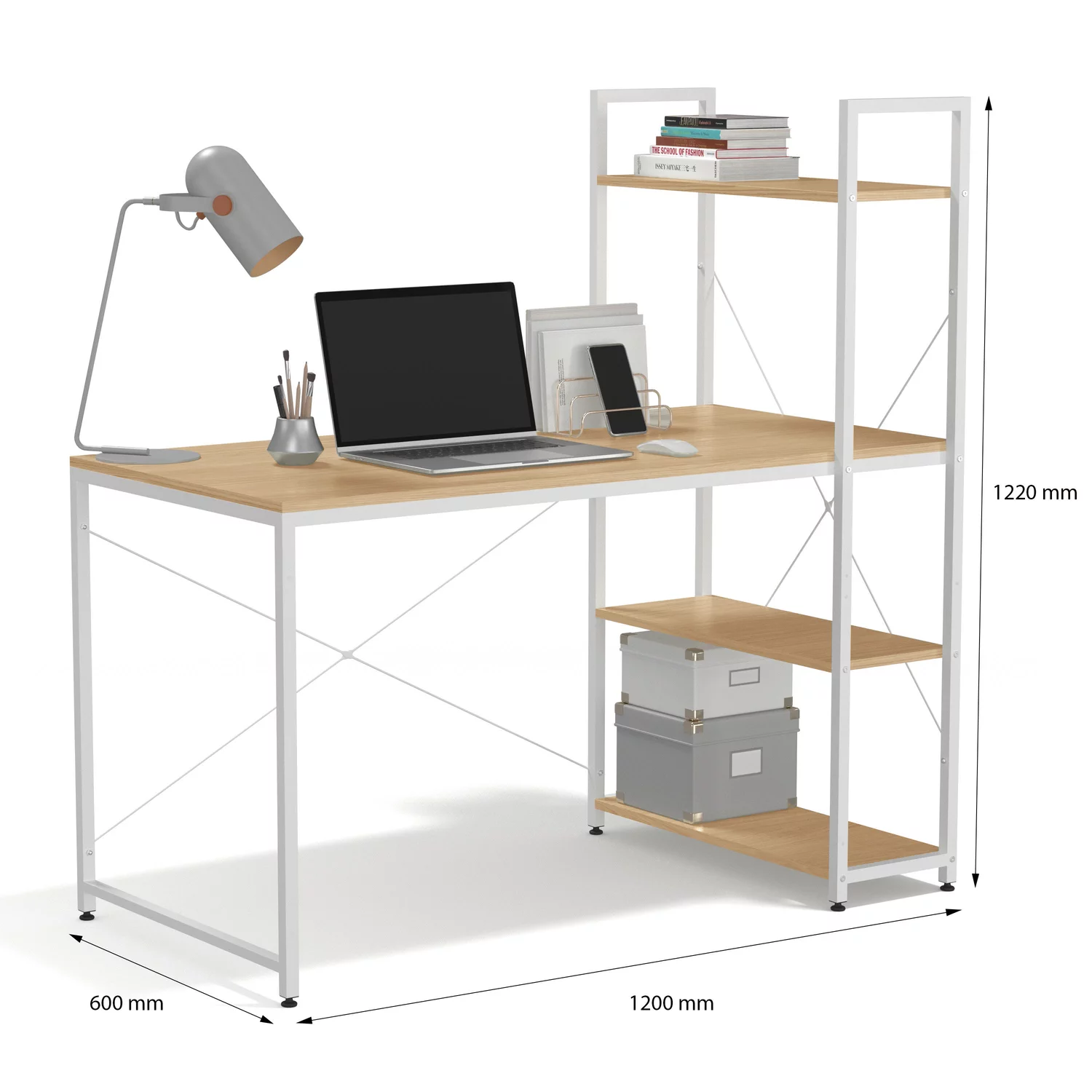 Glenwillow Home Ames Reversible Gaming Desk - Image 2