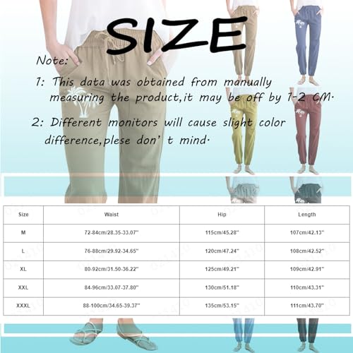Women’s Casual Minimalist Spring/Summer Solid Color Pants with Printed Pockets and Pants Suit for Women Work - Image 3