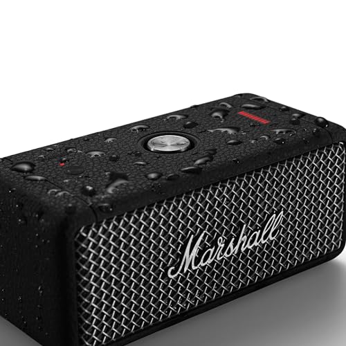 Marshall Emberton II Portable Bluetooth Speaker, Black & Brass - Image 11