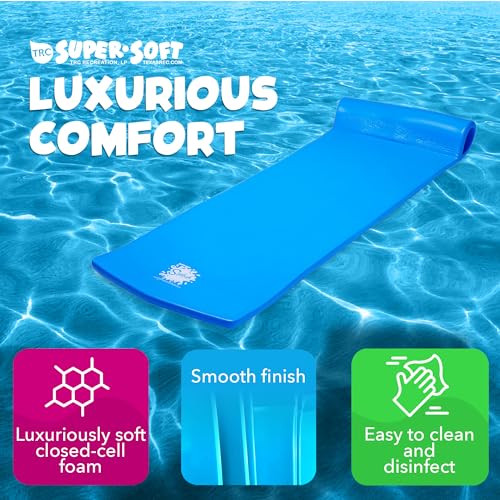 TRC Recreation Foam Swimming Pool Float, Floating Water Lounger, Splash 1.25?? - Image 58