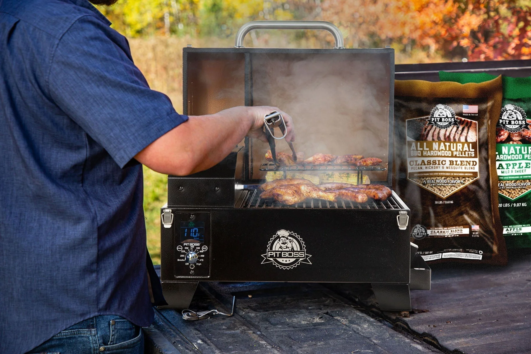 2025 Pitboss Pit Boss Table Top Pellet Grill – Copper - Image 6