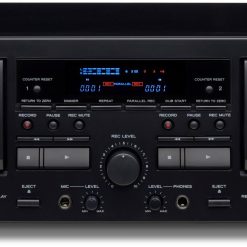 Teac Double Cassette Deck (Black) W-1200-B